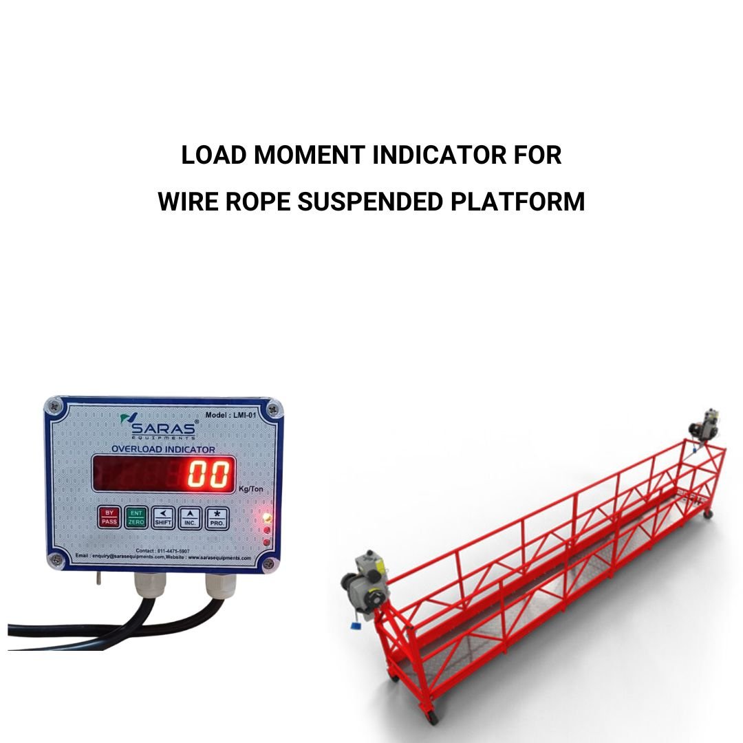 Load Moment Indicator For Wire Rope Suspended Platform