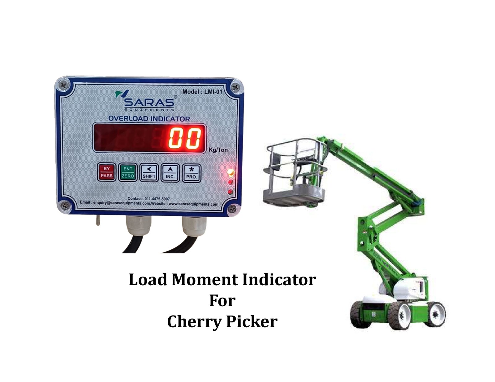 Load Moment Indicator for Cherry Picker