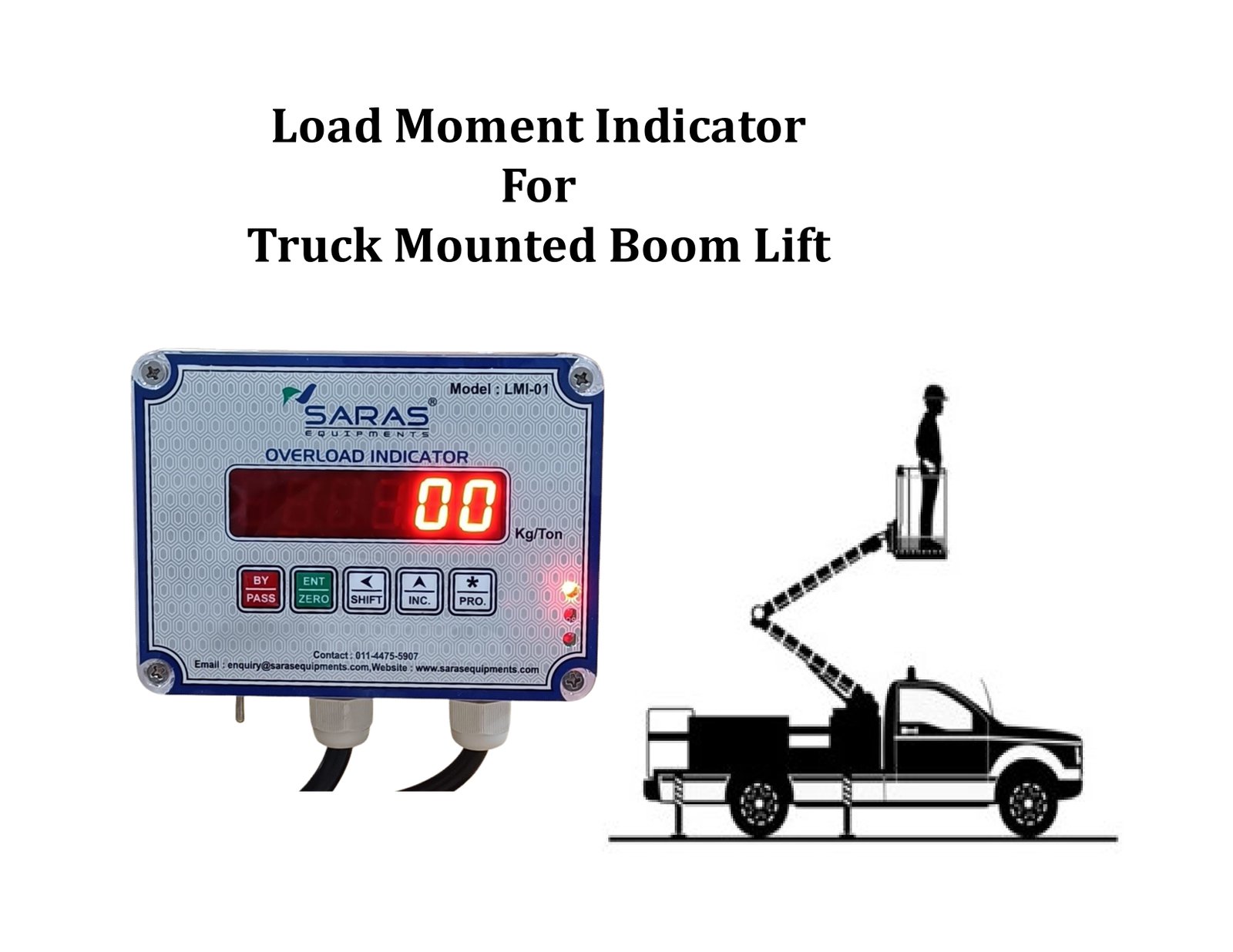 Load Moment Indicator for Truck Mounted Boom Lift
