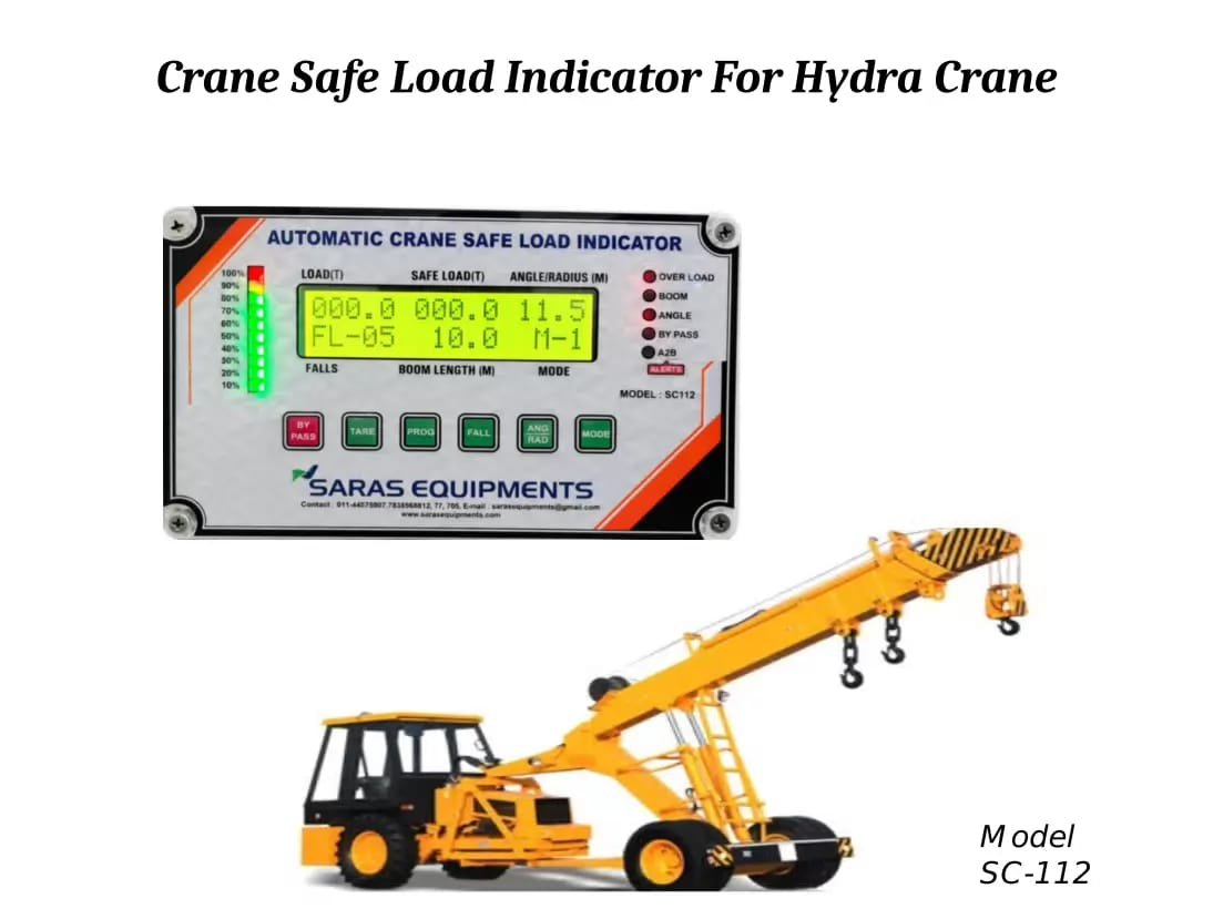 Crane Safe Load Indicator for Hydra crane