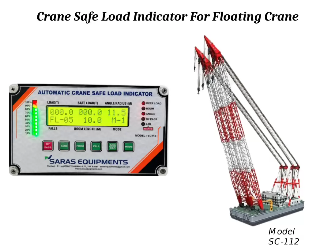 Crane Safe Load Indicator for Floating Crane