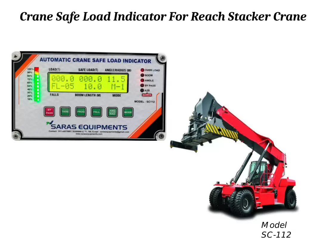 Crane Safe Load Indicator for Reach Stacker Crane
