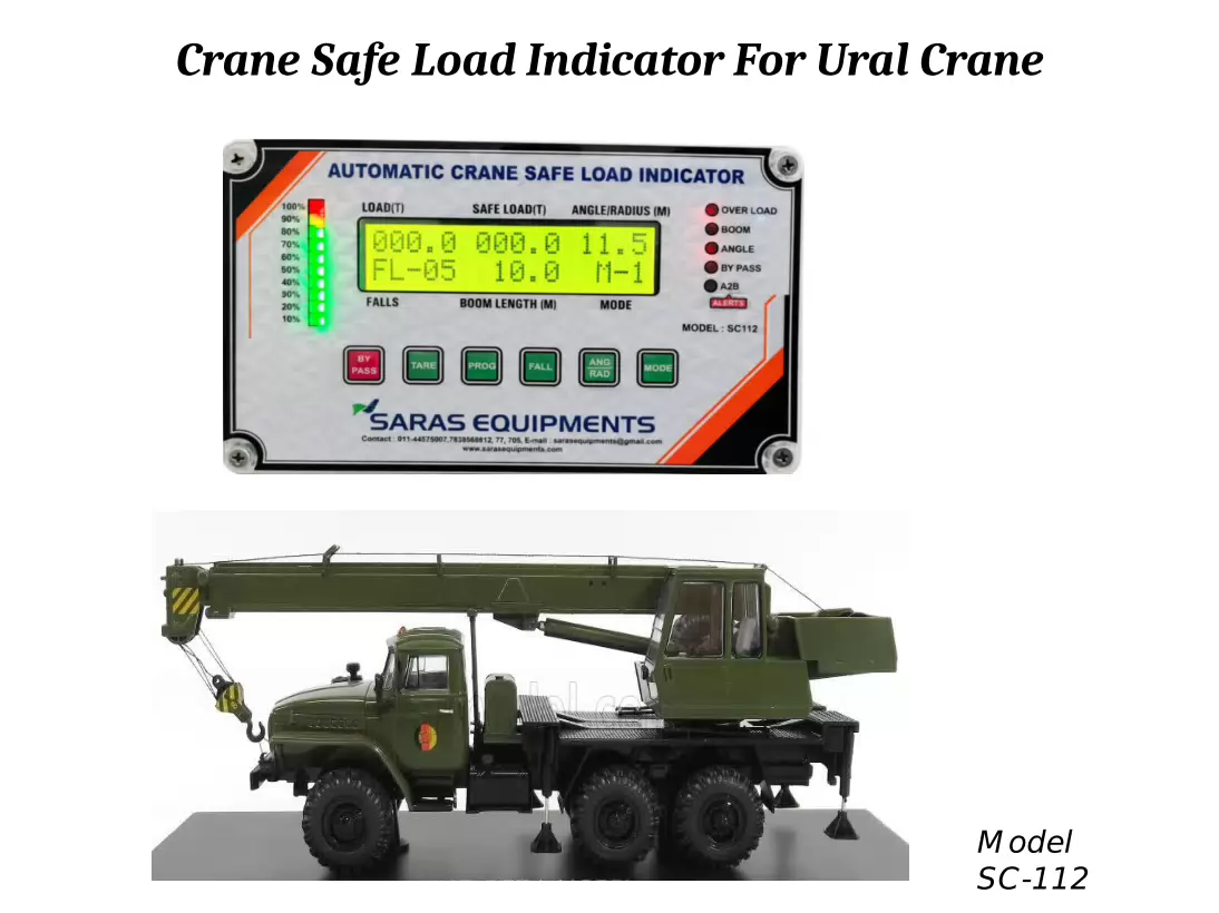 Crane Safe Load Indicator for Ural Crane