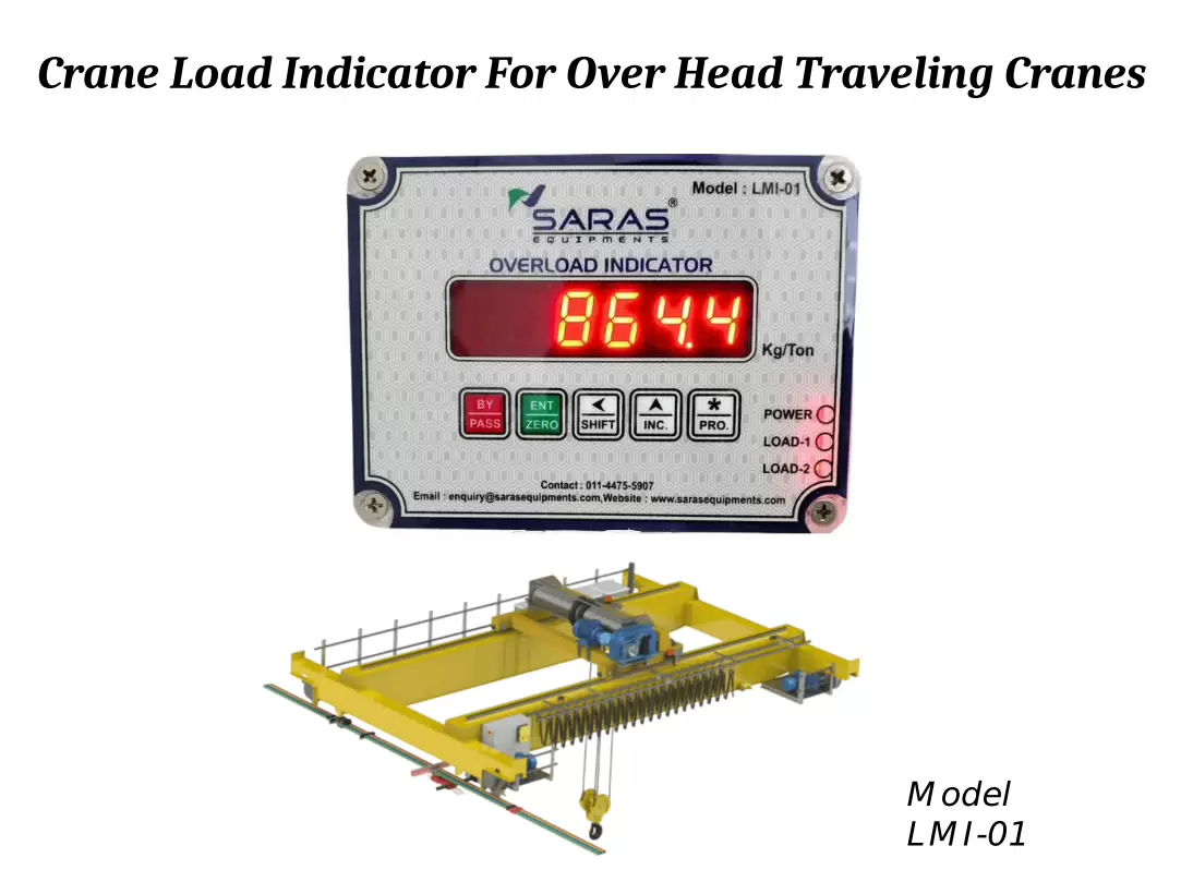 Crane Safe Load Indicator for Overhead Travelling