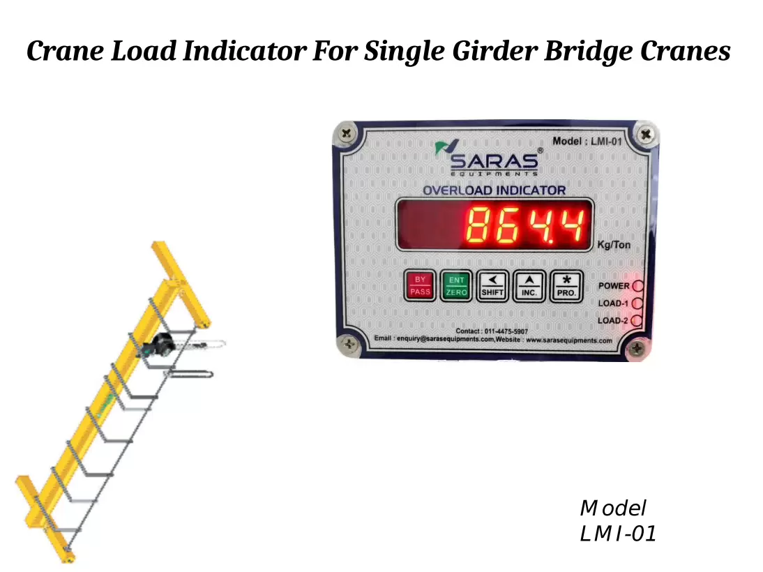 Crane Safe Load Indicator for Single Girder Bridge