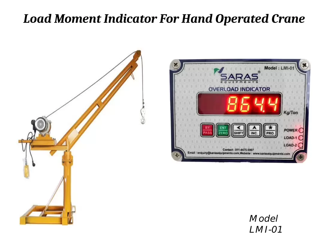 Load Moment Indicator for Hand Operated Crane