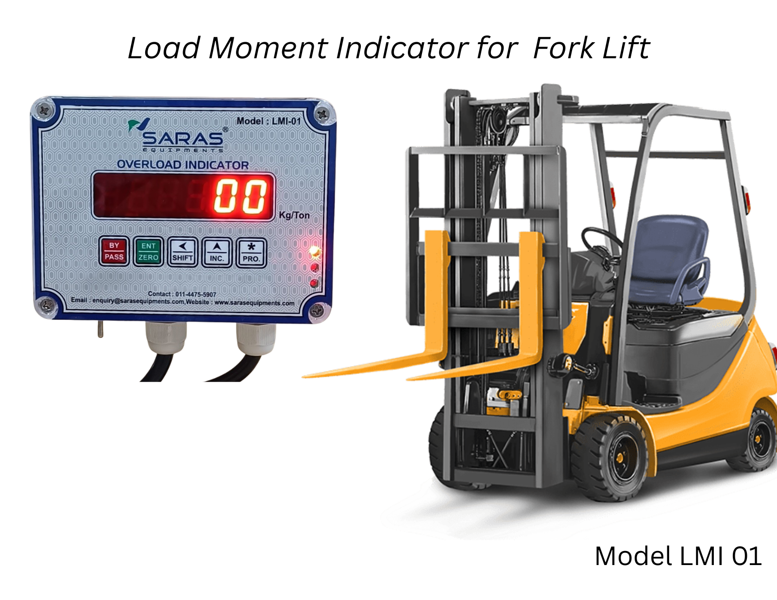 Safe Load Indicator for Fork Lift