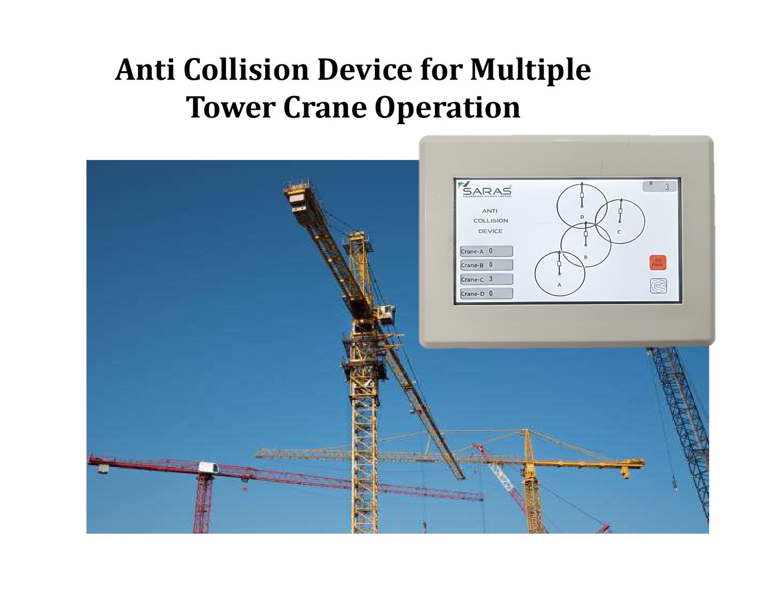 Anti-Collision Device for Multiple Tower Crane Operation