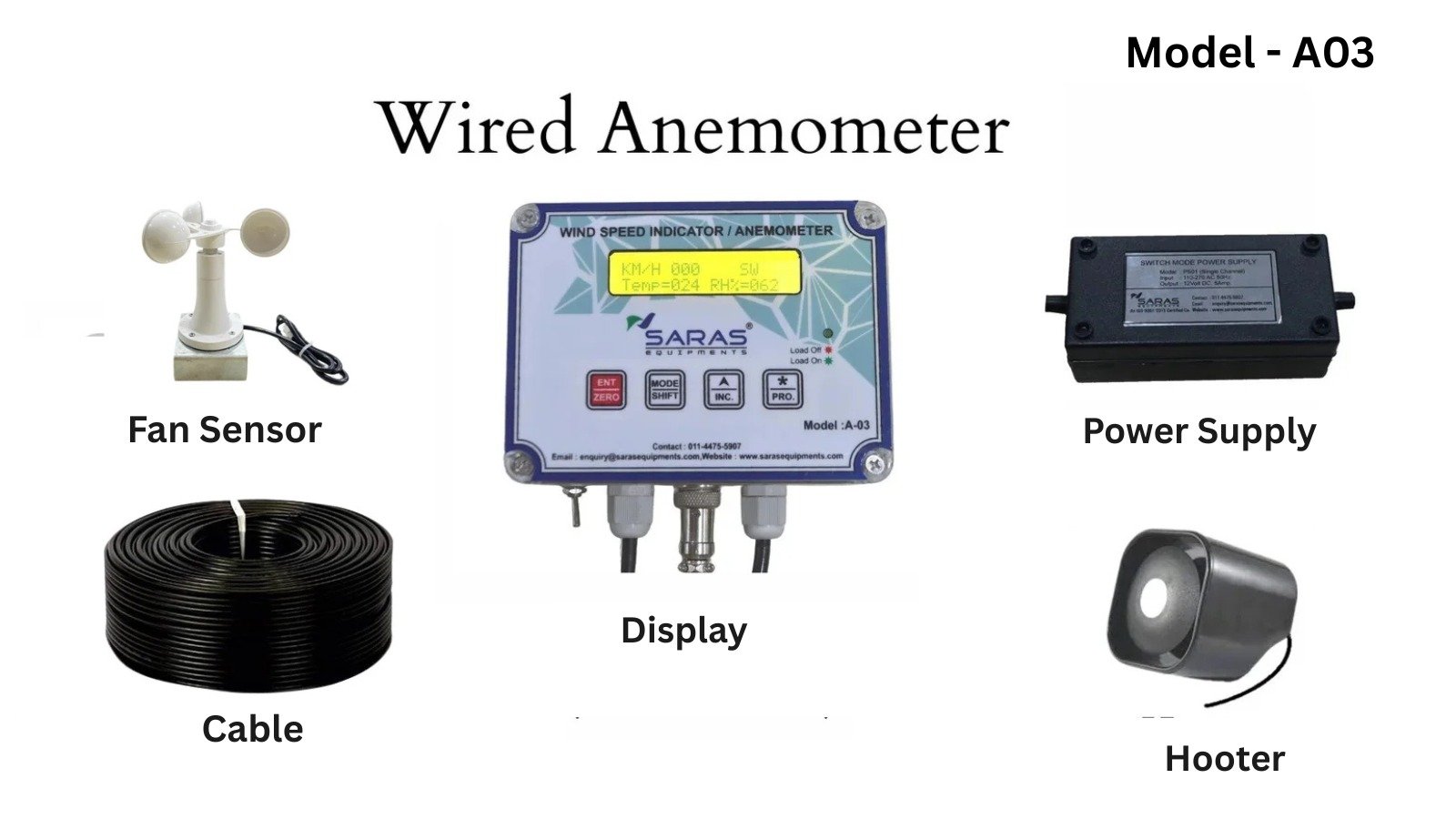 Wire Anemometer For Crane